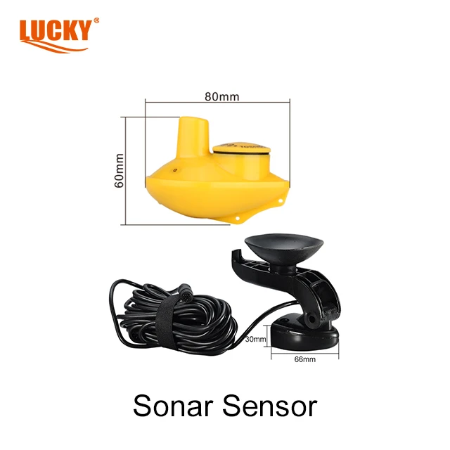 Lucky FF918C-T   cable sonar sensor 180m  boat fish finder