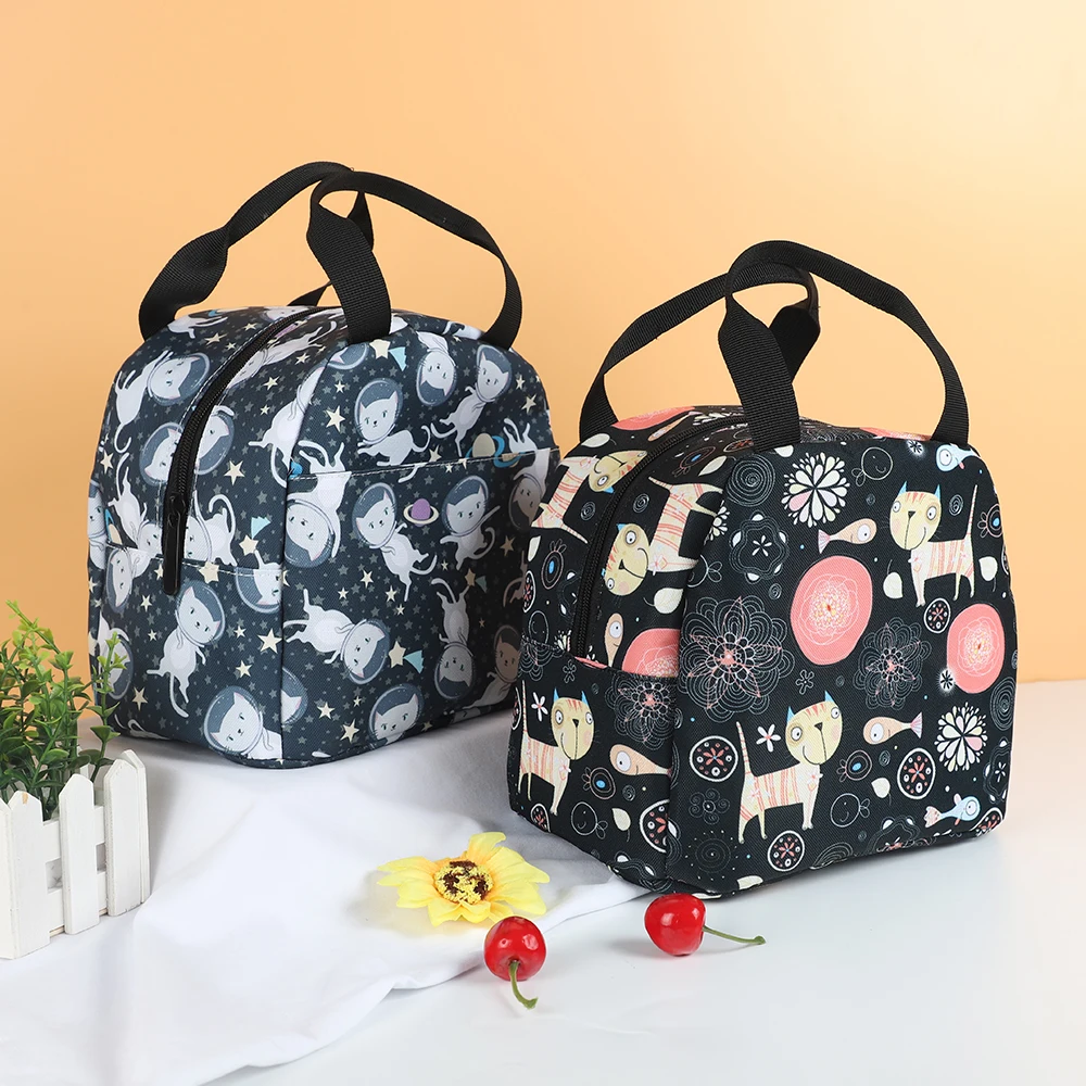 Eco-friendly Lunch Aluminum Bags Custom Reusble Lunch Bags for Kids Custom Logo Aluminum Foil Thermal Insulation Lunch Bag