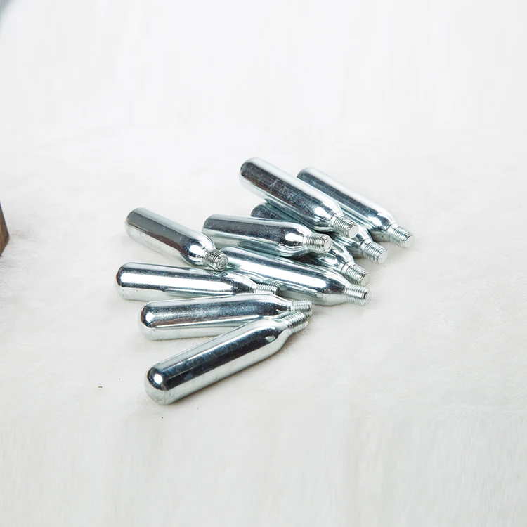 Best Value Co2 Gas Bottle Potable Small Size Cylinder 12 Gram Co2 Gas Capsules