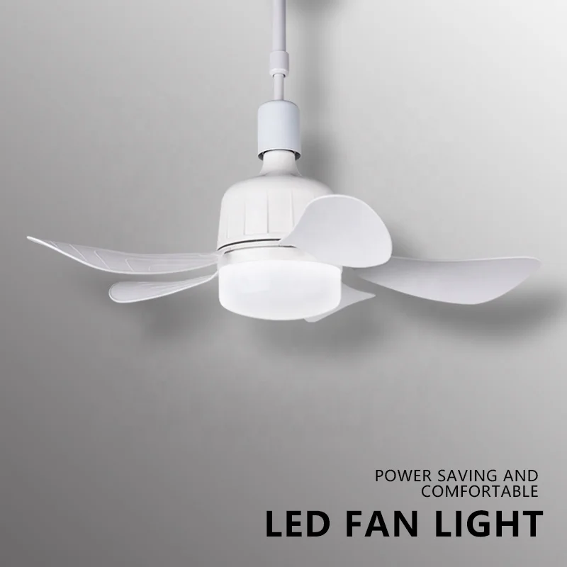 Energy  Saving Remote Control Fully Dimmable Lighting color temperature 3 Modes smart E27 Led Ceiling bulb Fan Lights