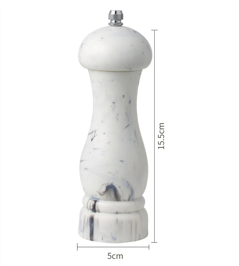 MM Manual Seasoning Jar Spice Grinder Salt Pepper Bottle Mill Ceramic Core Food Grade PP Plastic Chili Salt and Pepper Grinder