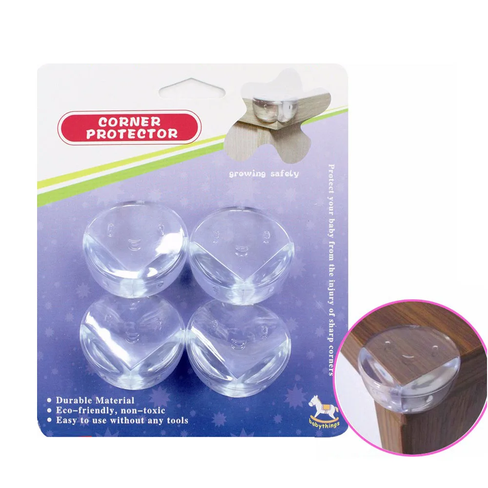 Prodigy child protectors furniture clear pvc baby proofing safety edge table corner bumper guard corner protector