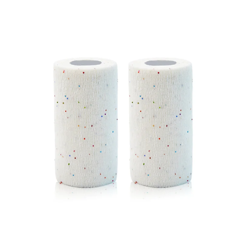 Customized Elastic Self-Adhesive Bandages White Non Woven Cohesive Self Adhesive Bandage
