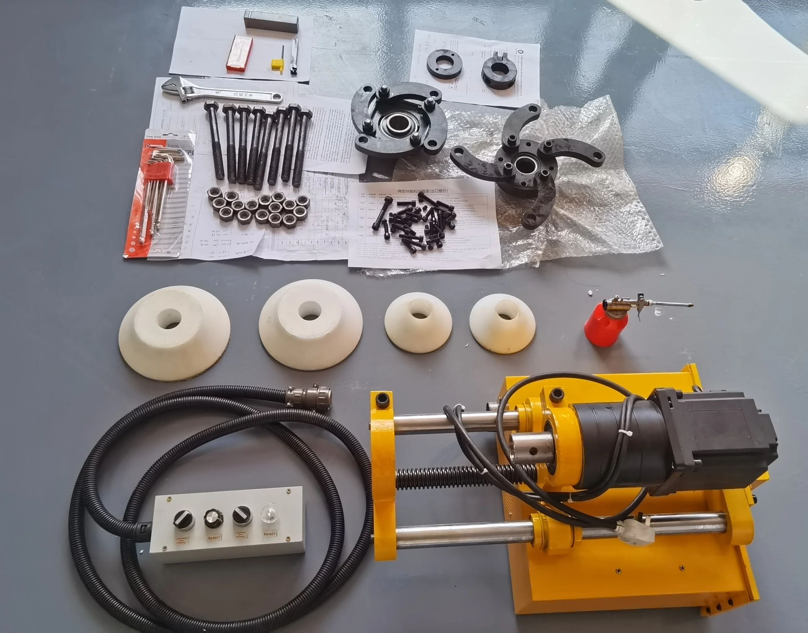 Bonovo hot sale portable line boring machine and welding machine