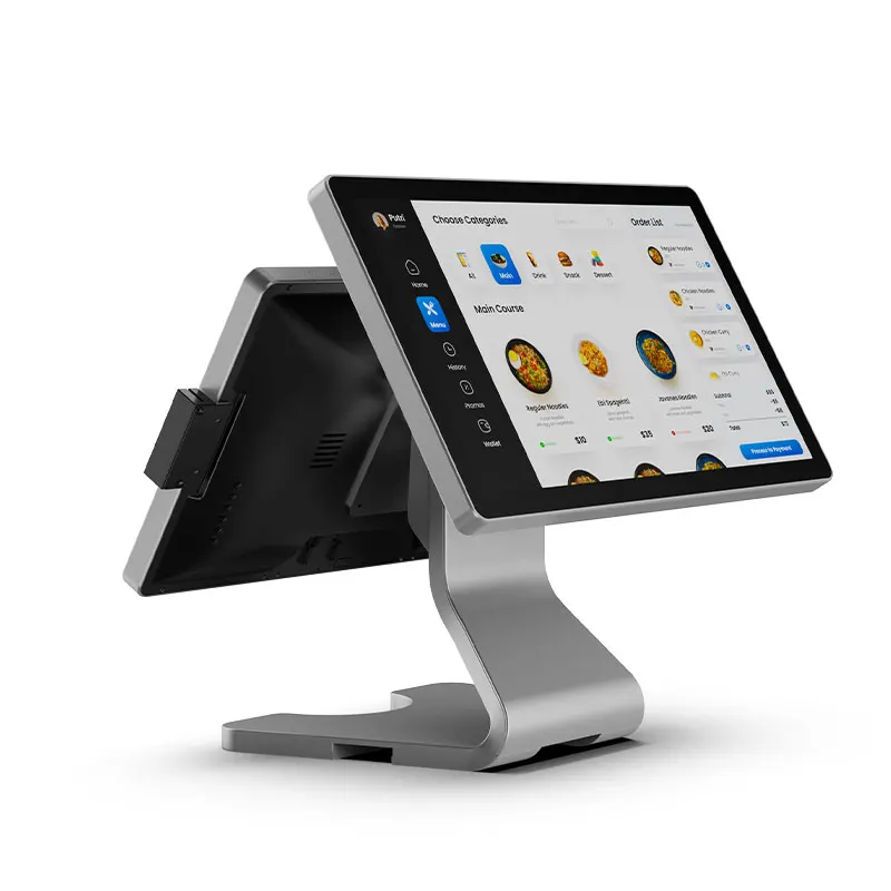 Dual Screen 10.1'/13.3'/15.6' Tablet POS System Supermarket Coffee Shop Cash Register Terminal for Point of Sale