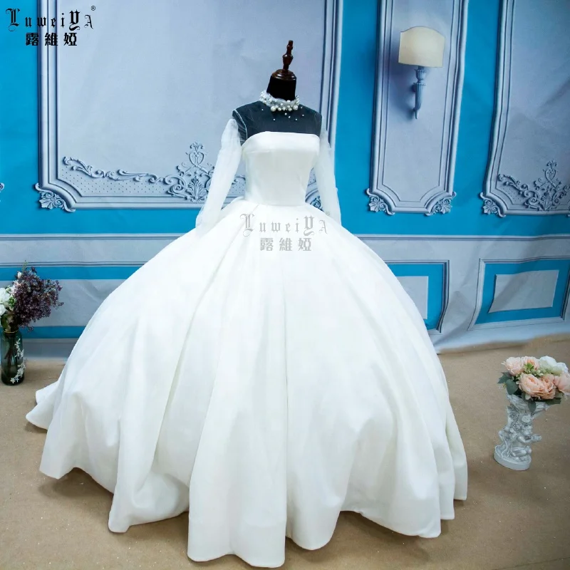 Cheap Wedding Gowns For Bride Bandage Beaded Crystal Moroccan Wedding Dresses Sweetheart Bride Costume