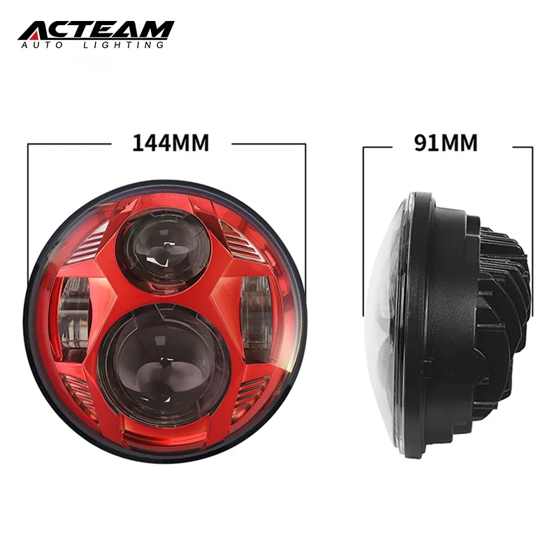 Изготовленные на заказ современные 5,75 дюймов Новое поступление мотор светодиодные фары супер мотоциклетные круглые фары для мотоциклов