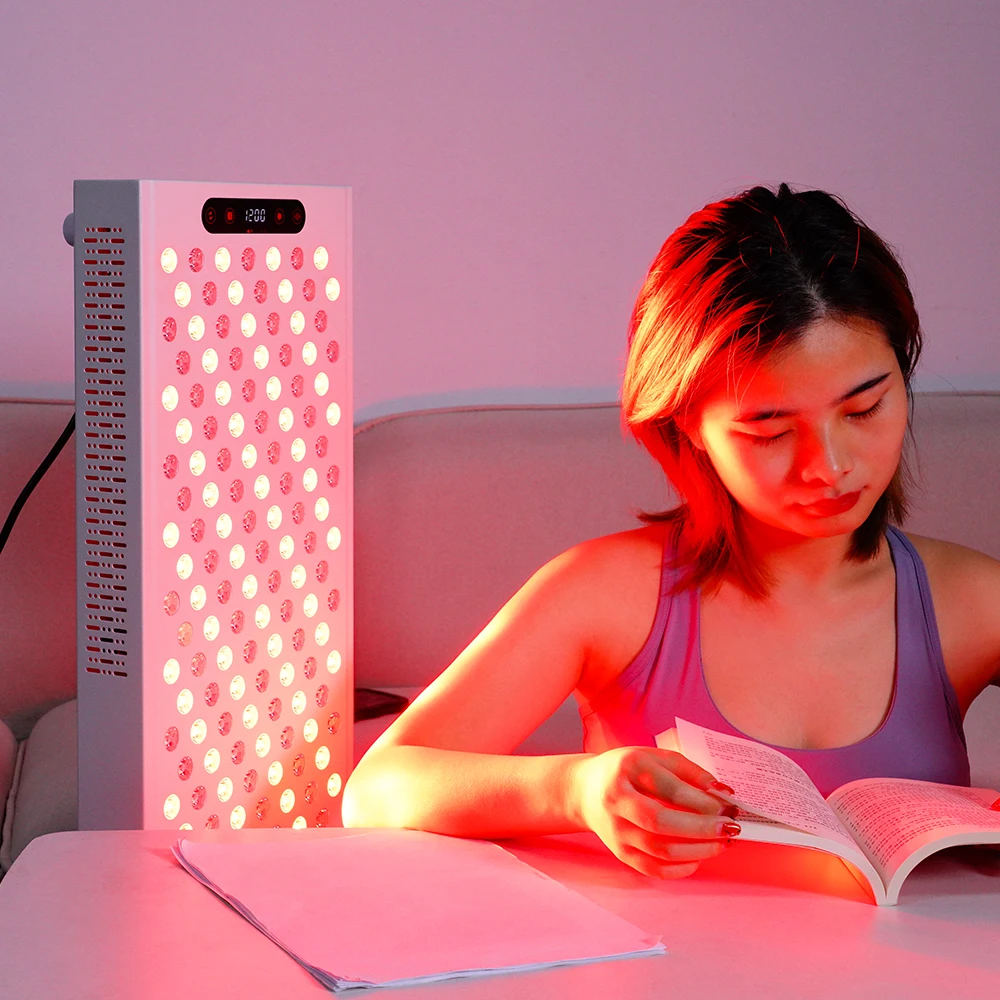 SGROW 1200w near-infrared red light LED therapy Physical heating infrared home 660nm  850nm red infrared light therapy panel