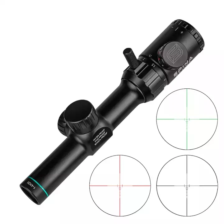 SPINA Hunting scope 1-4x20 Sight with 11mm or 20mm Mount 4 times magnification mira telescopicas