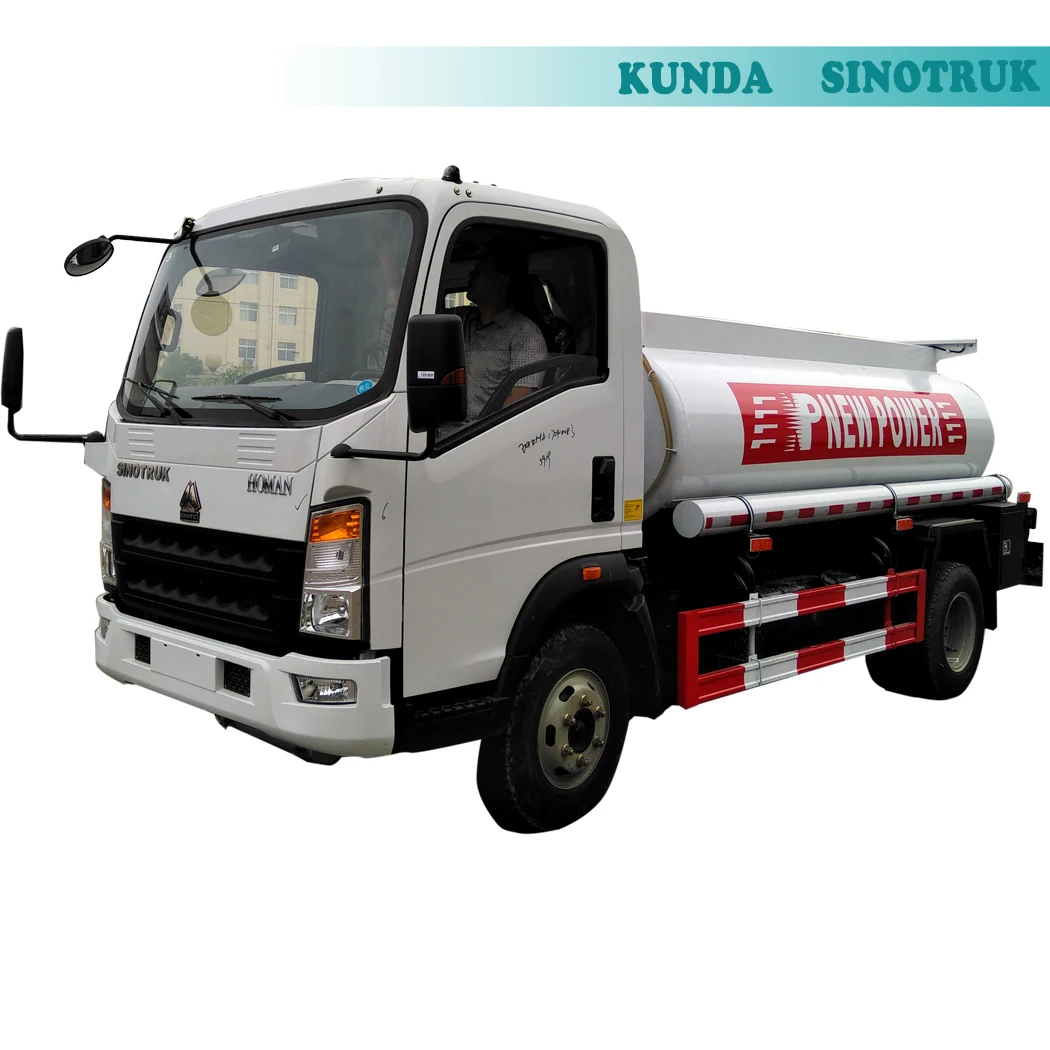 Sinotruk новая маленькая цистерна с приводом 4x2 топливный бак автоцистерна m3 для заправки и Автоцистерна масляного бака