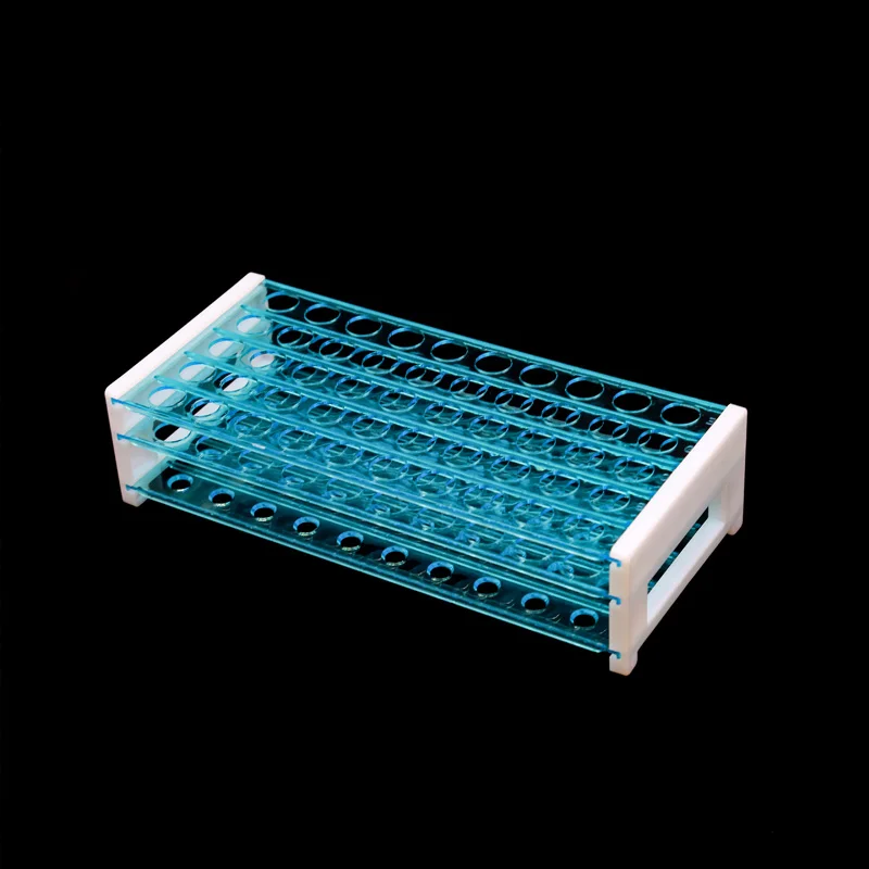 laboratory equipments high quality  PS plastic detachable  test tube rack