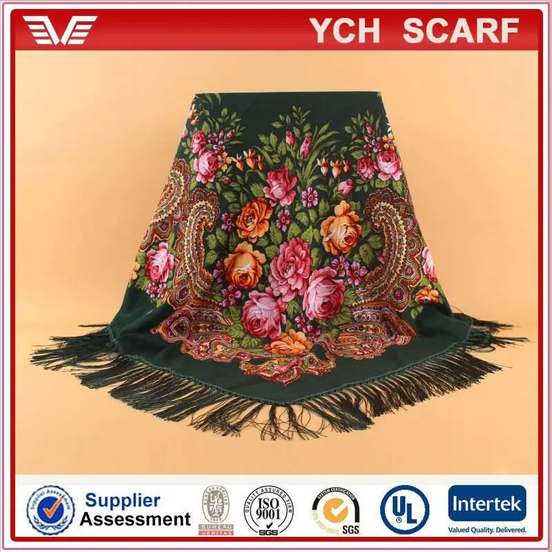 Multi color in ready fashionable women russia scarf