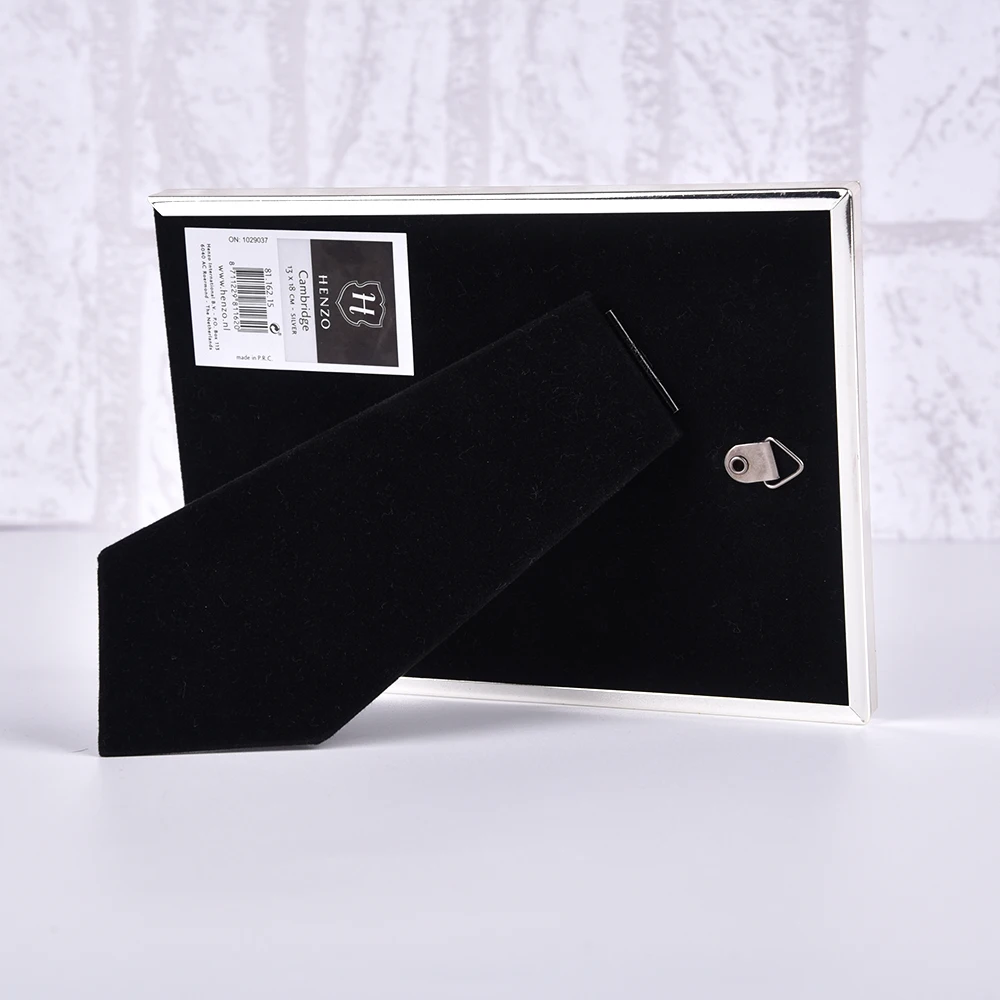 5x7inch Sweet Memories Premium Narrow Enamel Shiny Silver plated metal photo frame