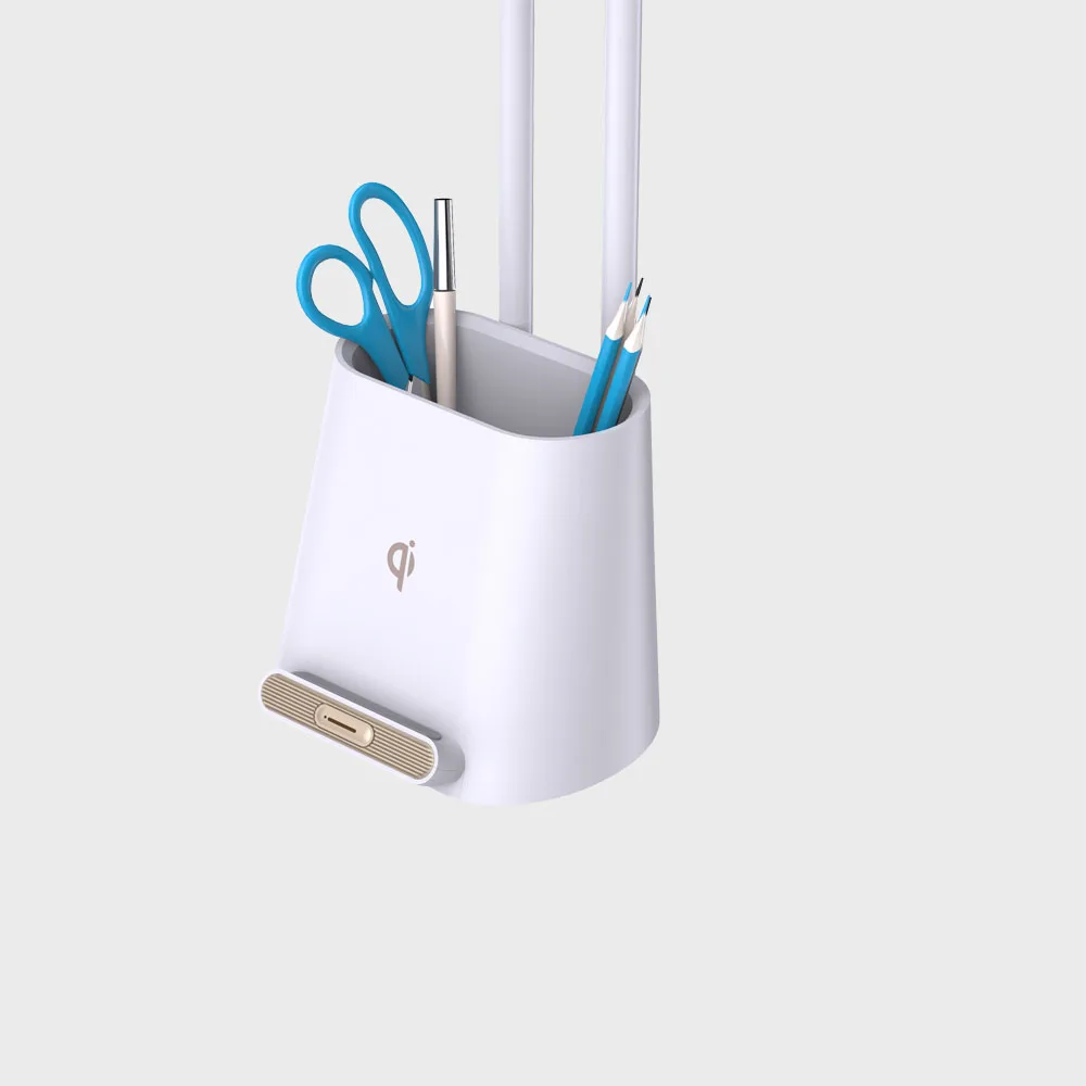 Multifunctional Desk Lamp Touch Control 3-level Brightness Rechargeable Table Lamp Pen Holder Led Study Lamp