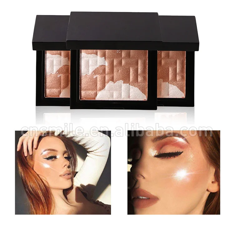 
RTS06 Wholesale Cosmetics Makeup Face Single Private Label Highlighter Makeup Palette High Quality Baked Highlighter Makeup 