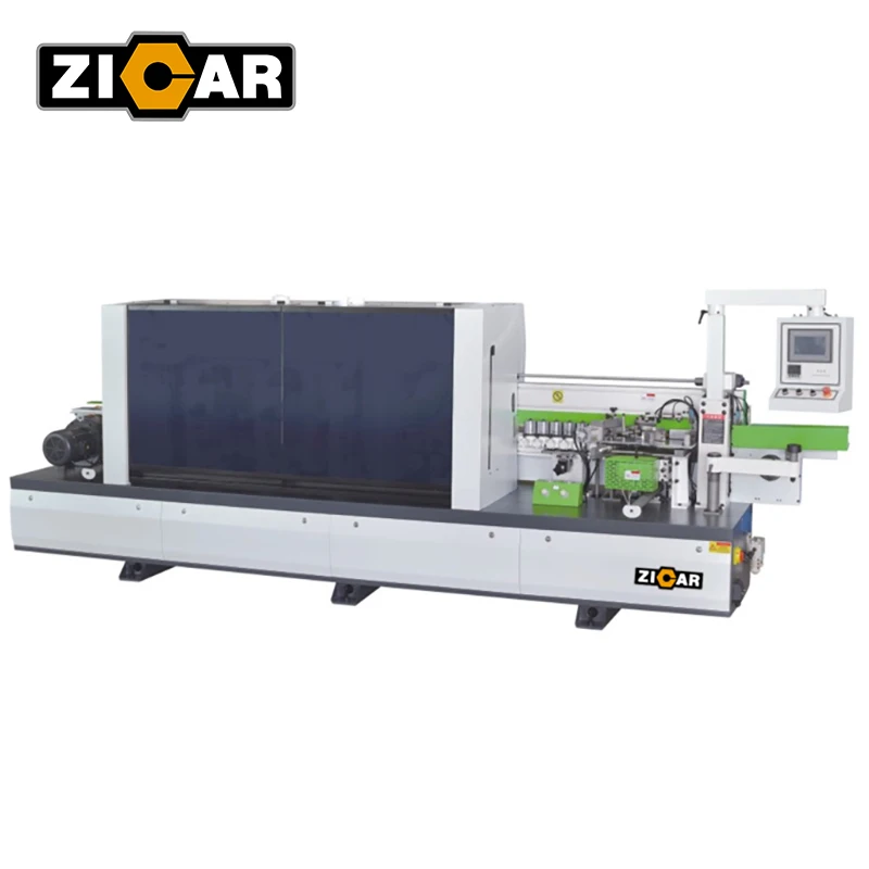 ZICAR automatic nanxing machinery wood full straight line pvc edge banding trimmer machine for sale bandas de pvc borde maquina