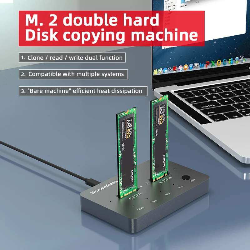  Популярный M ключ M.2 Sata Ssd адаптер офлайн клон и Pm Двойная модель двойной протокол слот