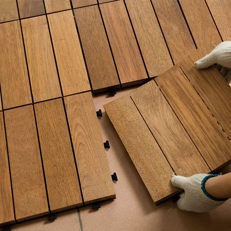 DIY Bamboo outdoor flooring with PE base-BB5P3030PH