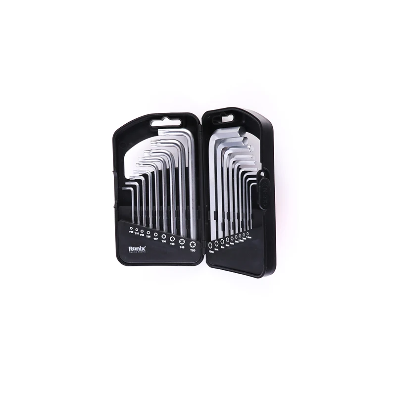 Ronix Top Quality Alloy Steel 18pcs Hex key / Torx Allen Wrench Key Set RH-2051