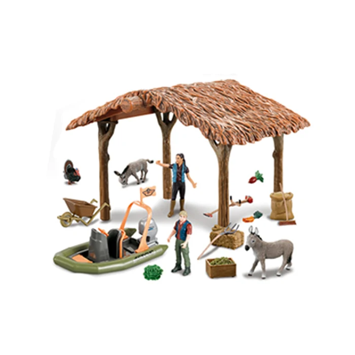 Non-toxic farm animal toy set for plastic anime figure toys for sale