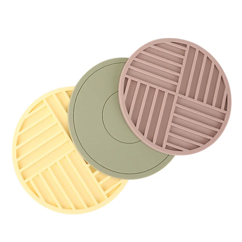 Silicone insulated pots and pans cups and bowls coasters anti-scald household high temperature table coasters