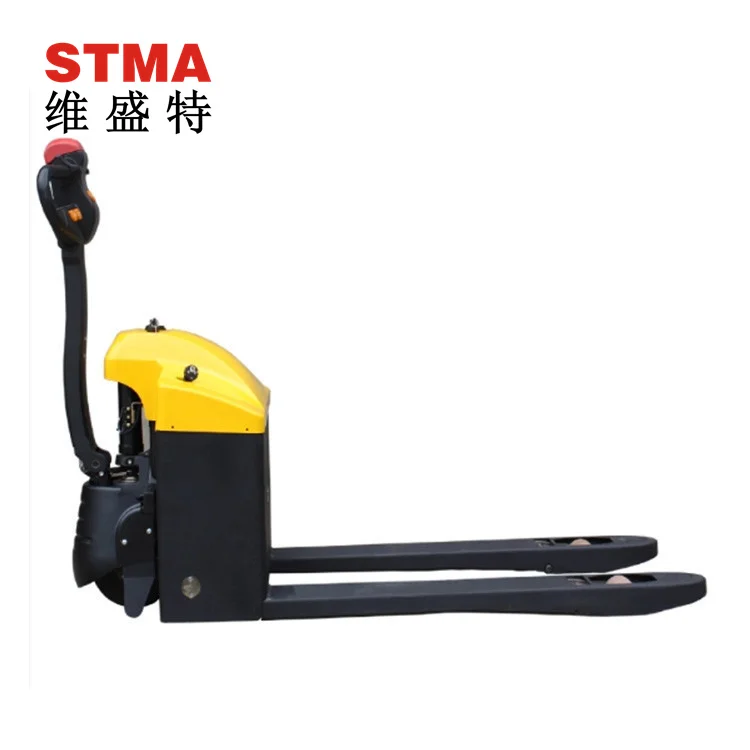 STMA electric portable pallet lift 1500kg capacity mini pallet jack with 1150mm and 685mm fork length