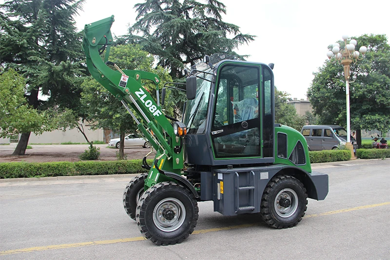 0.8ton Construction Machinery ZL08F Mini Front Wheel Loader
