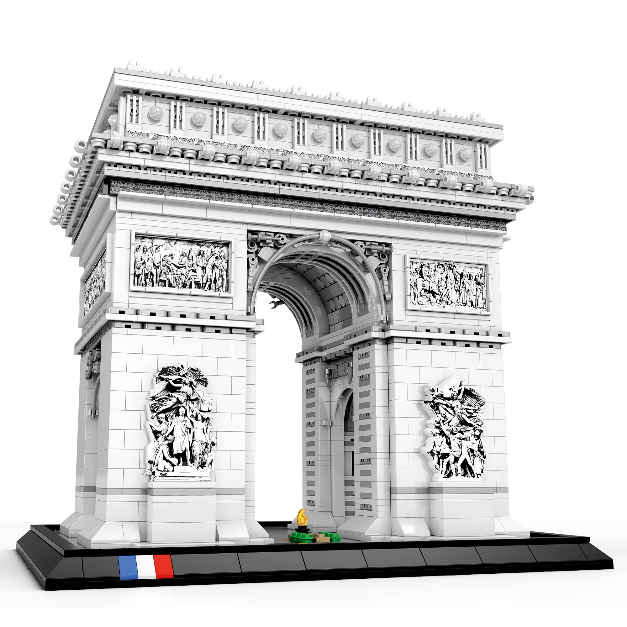 NEW Reorix 66024 France Arc de Triomphe Street Scene Series Puzzle Building Blocks Toys Gifts Girls