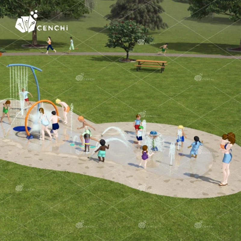 Cenchi курорт коммерческий открытый аквапарк брызговик игровая площадка с распылителем оборудование для парка развлечений