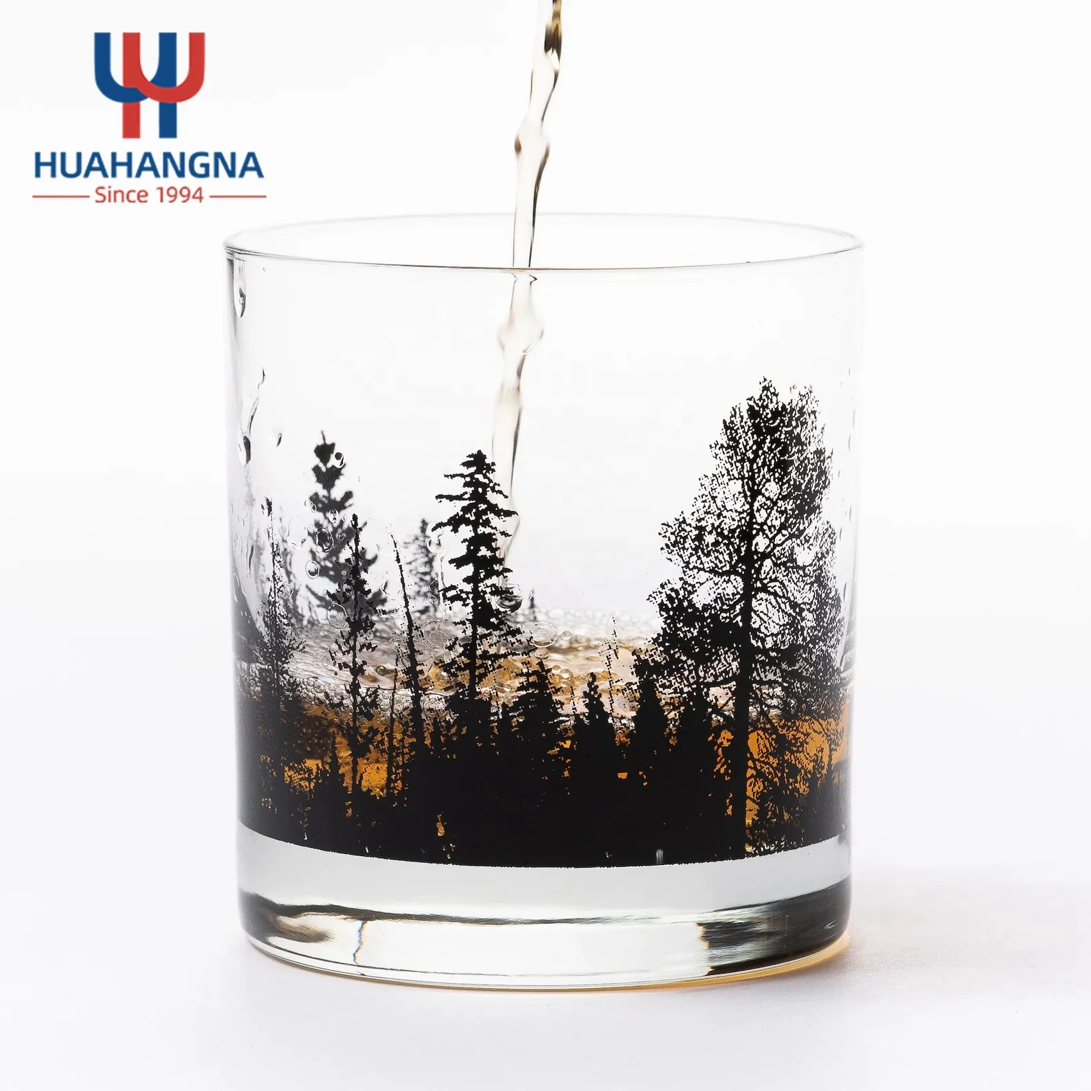 10 oz Old Fashioned Customizable Etched Double Cocktail Rock Glass Whiskey Tumbler for Men Gift