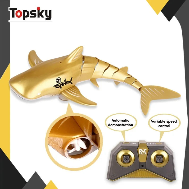 2.4G Radio Remote Control Whale Water Bath Toys Kids Swimming Pool Electric Rc Fish Animals Boats Whale