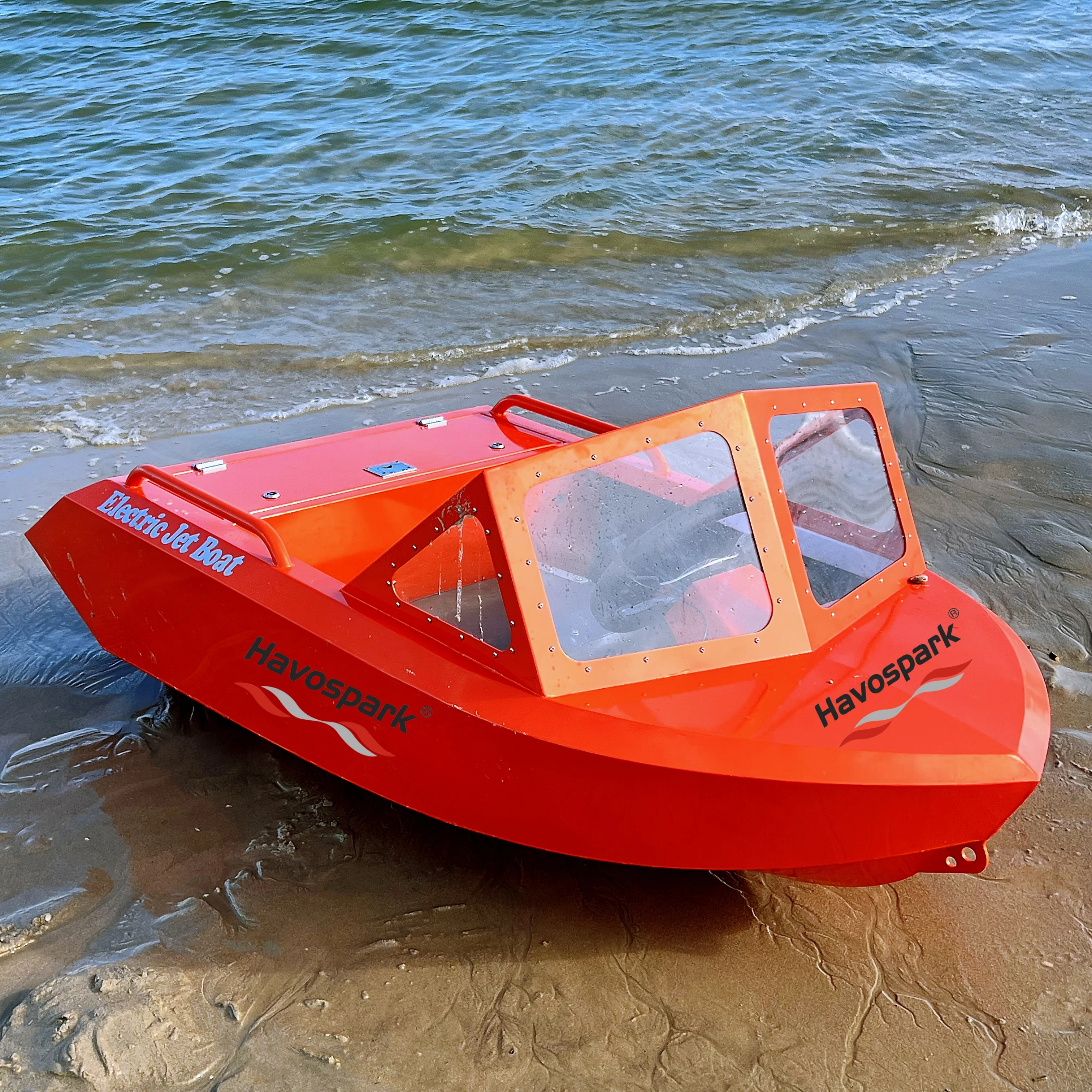 New arrival Aluminum Powered Electric Jet Boat with Inboard Engine Speed Boat mini jet boat