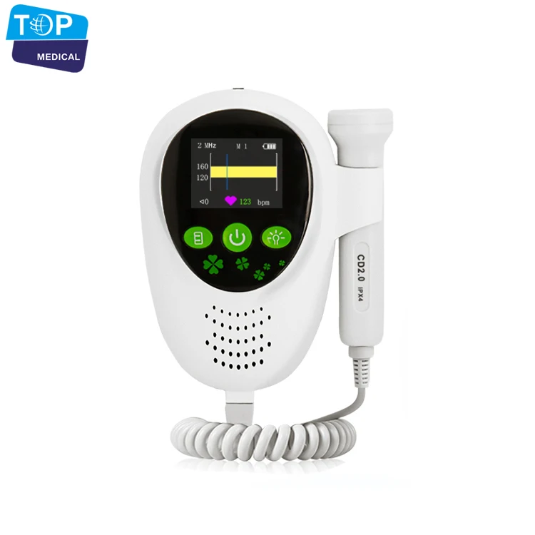 OEM Pocket Portable Ultrasound Baby Heart Handheld Fetal Doppler With Cheap Price