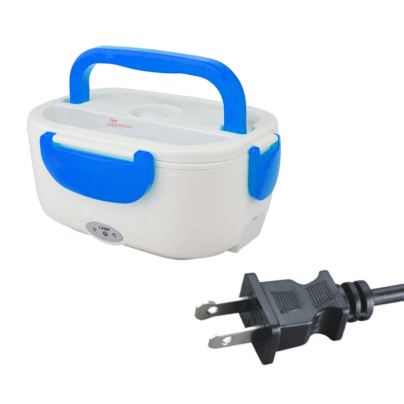 110V USA Plug Portable Electric Heating Lunch Box Food-Grade Food Warmer