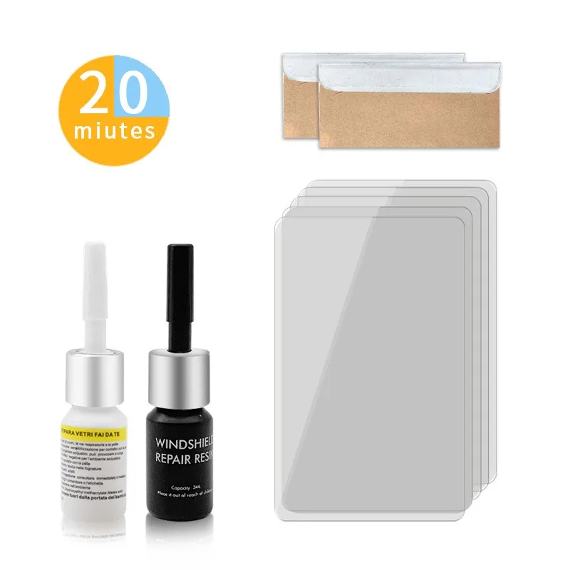 OEM C0199 2X Auto Glass Nano Repair Fluid Car Windshield Repair Crater and Scratch Fixing