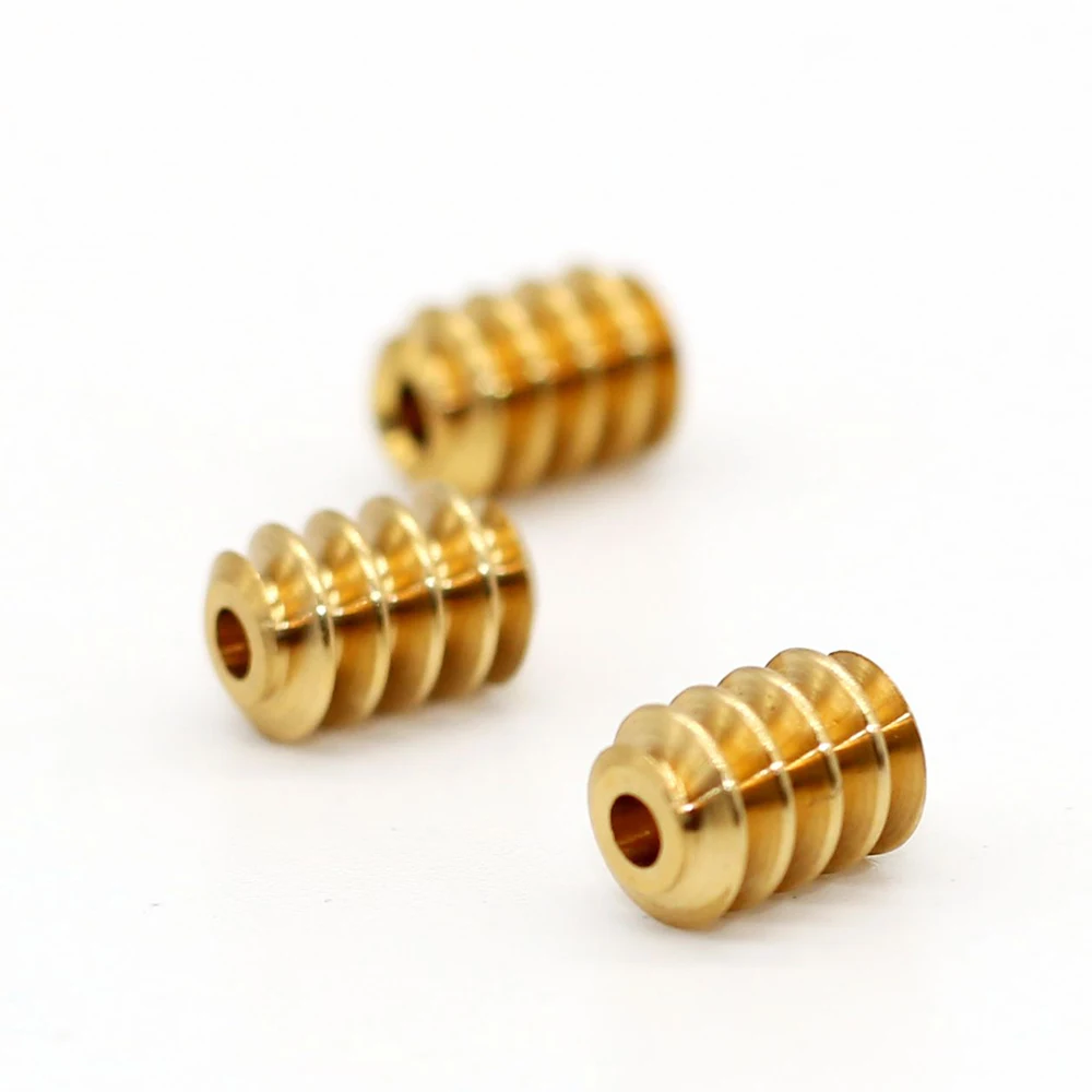 High precision CNC customized Standard Non-standard spur brass worm gears