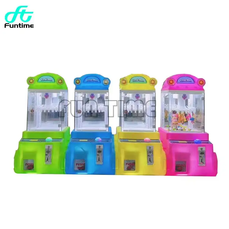 Hot Sale Toy Vending Machine Coin Operated Video Game Consoles Mini Clip Claw Crane Machine For Kids