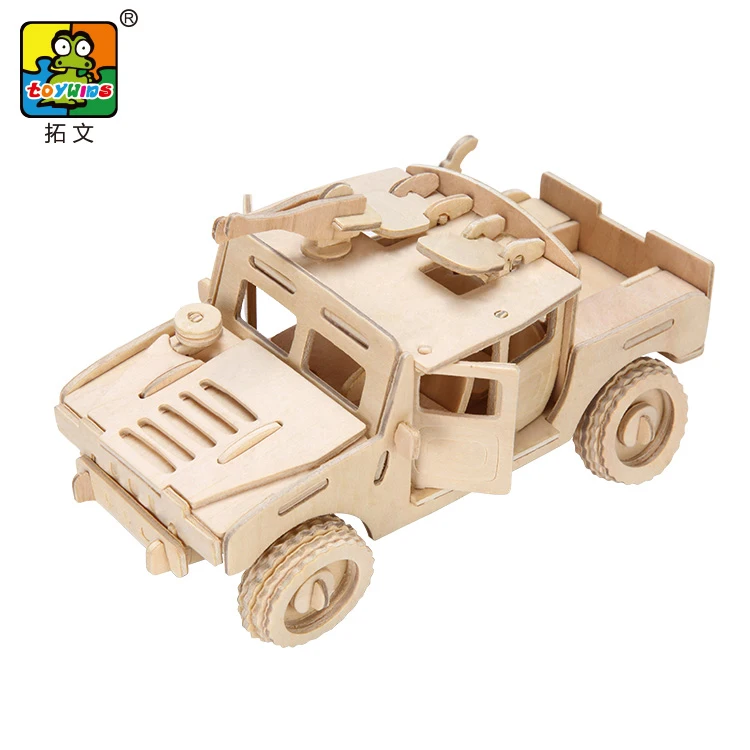 wholesale wooden toys  car model wood brain game 3d cube puzzle toys and educational games Teaching aids DIY Arts Project