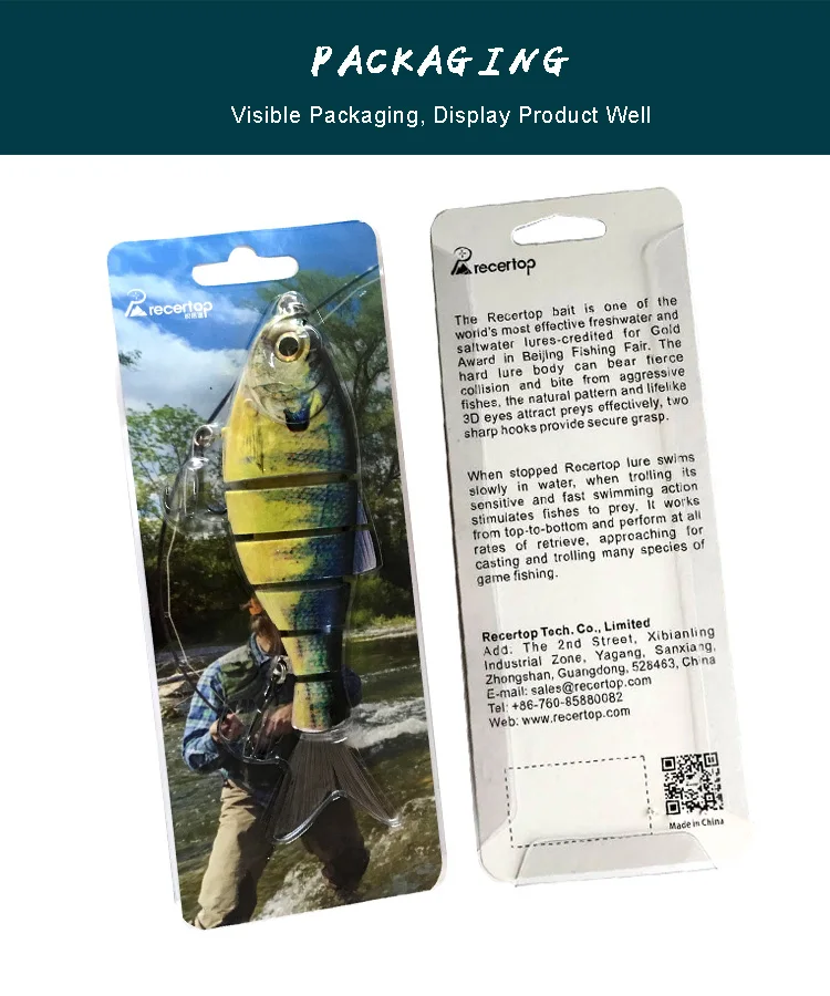 Bristle Tail Shad isca artificial deep diving dace swimbait jointed six segments artificial lure