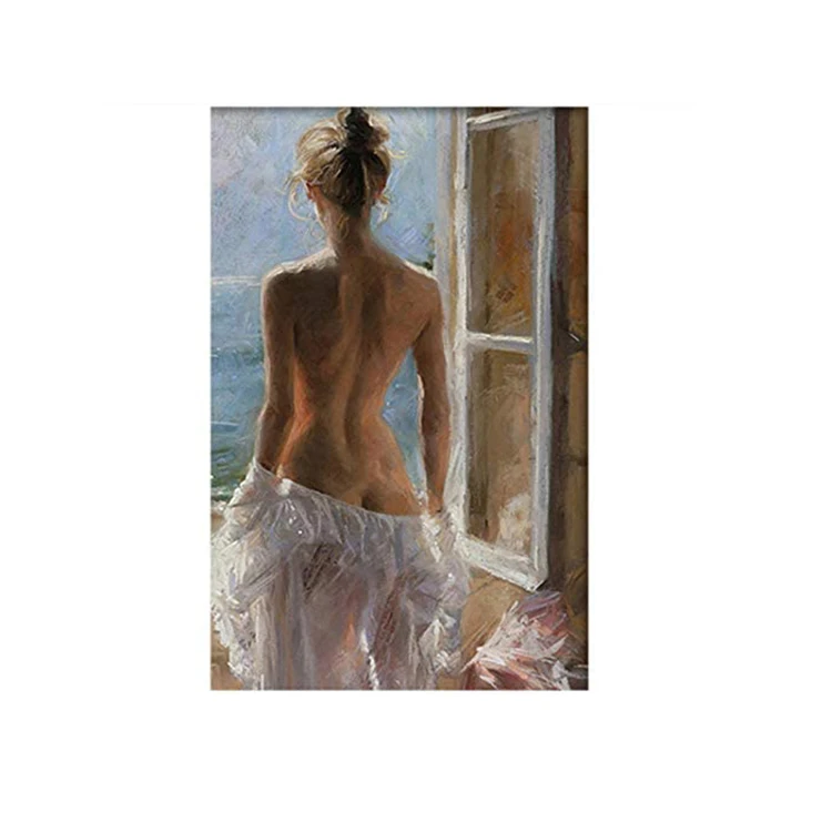 Wholesale Full Square Round Drill Nude Diamond painting girl paint for wall Artwork paint by numbers 5D Diy diamond paintings