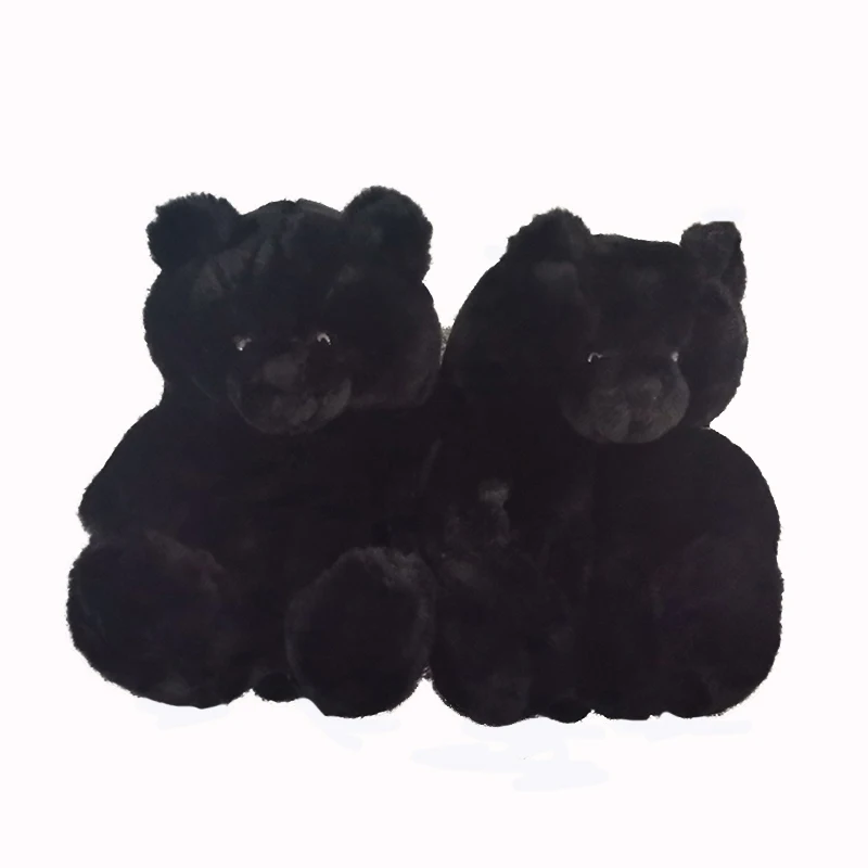 
Hot sales House Slippers Lovely plush slipper animals teddy bear slippers 