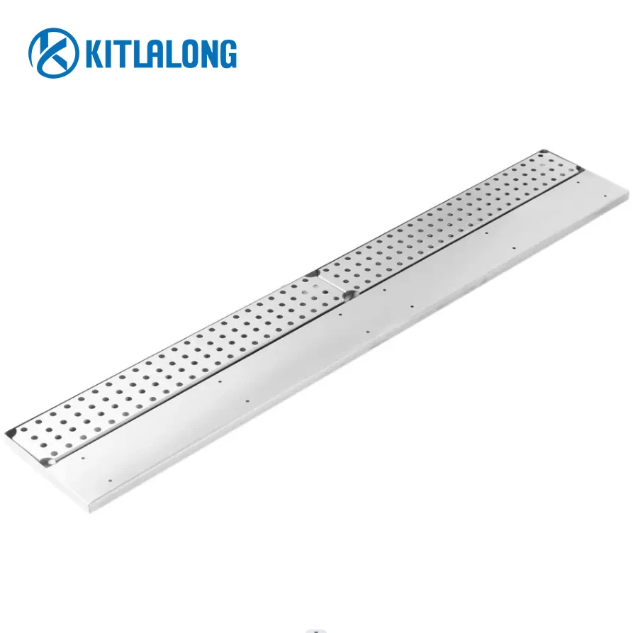Kitlalong stainless steel cocktail station Stainless Steel under bar Mount Beer Bar Drink Rail