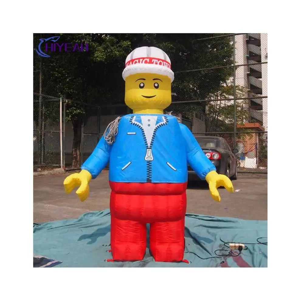 Hot Sale Advertising inflatables Promotion Inflatable Leg Cartoon Characters Lego Model Commercial