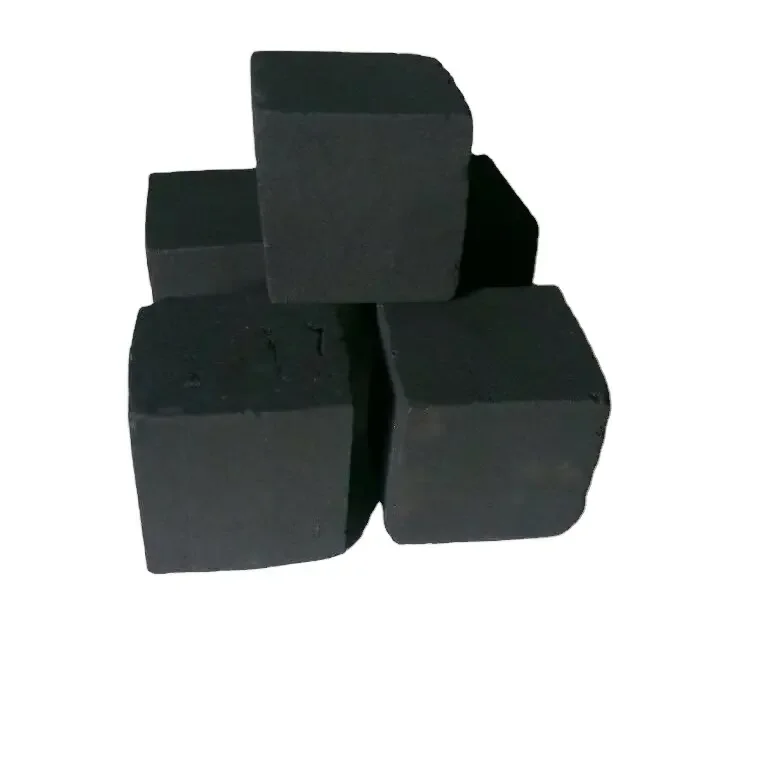 Высококачественный кубический кальян из углеродного волокна натуральный кокосовый уголь