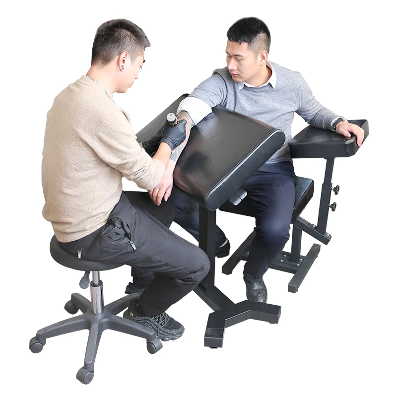 Hot Sell Wholesale Tattoo supply other body art multifunctional portable foldable large adjustable tattoo armrest