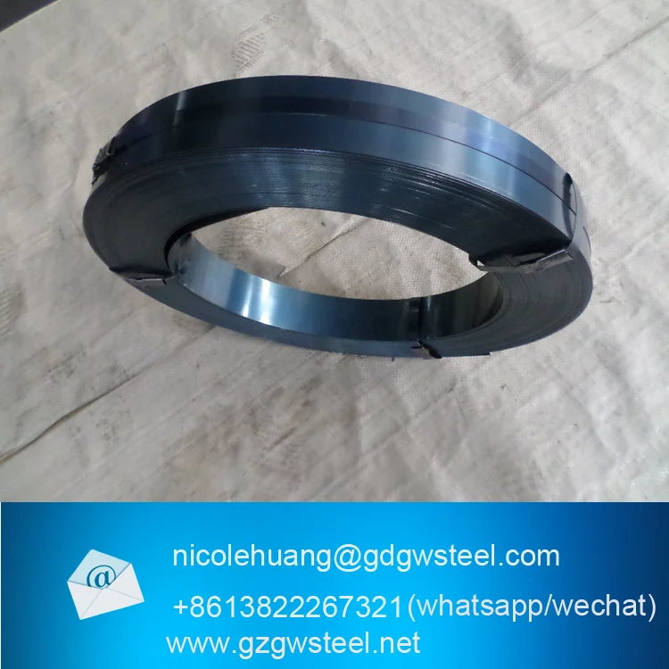 blue surface cold rolled hardened spring steel strip