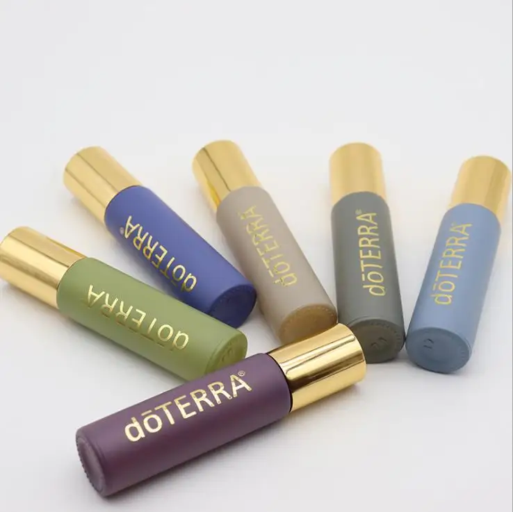 Morandi, цветная стеклянная бутылка для эфирного масла Doterra, новый дизайн, стеклянная бутылка с роликом 10 мл