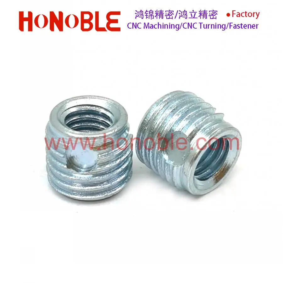 Stainless Steel Brass Hardened Steel Titanium Threaded Self Tapping Insert Nuts