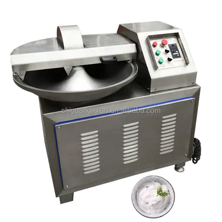 vacuum bowl cutter / chicken meat cutting machine / meat chopper mixer machine Chopper mixer Meat cutting and mixing machine