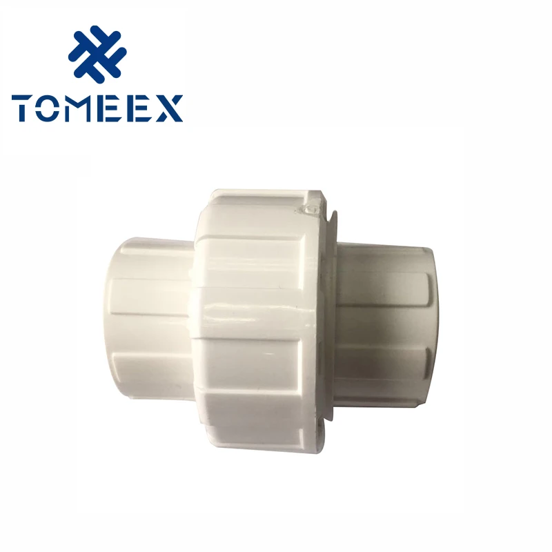 Plastic Pipe Fitting PVC Union For Water Line